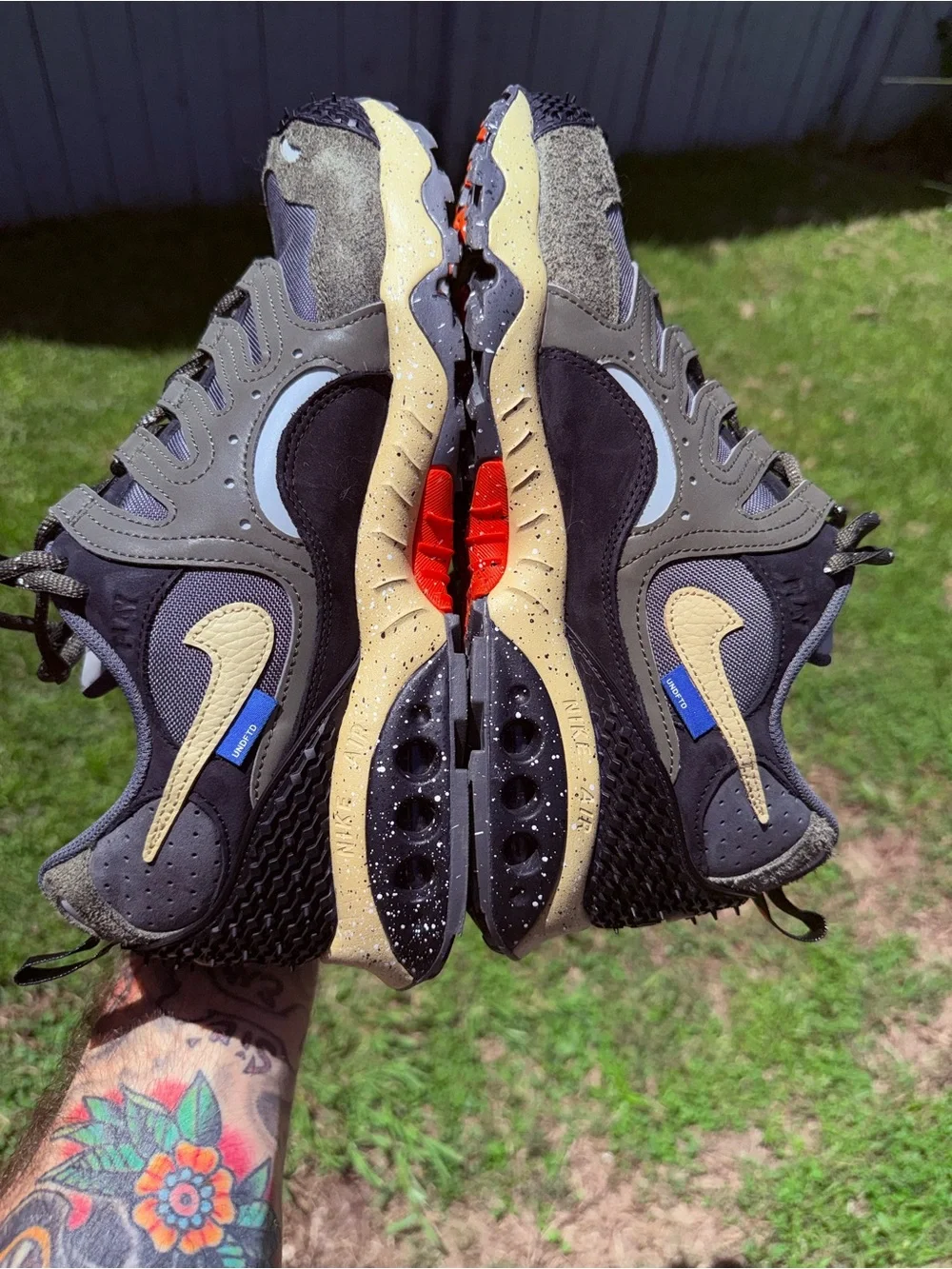 UNDEFEATED x Nike Air Terra Humara Cargo Khaki Black Gold Size 12